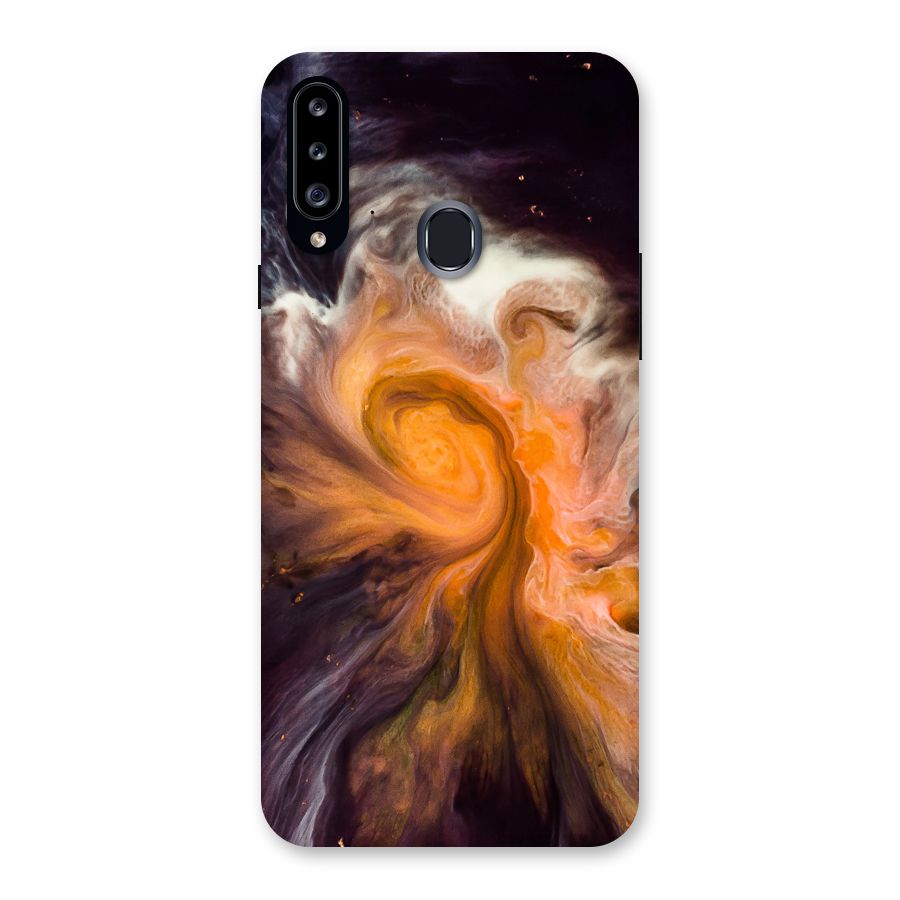 Orange Fusion Back Case for Samsung Galaxy A20s