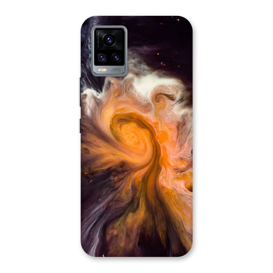 Orange Fusion Back Case for Vivo V20