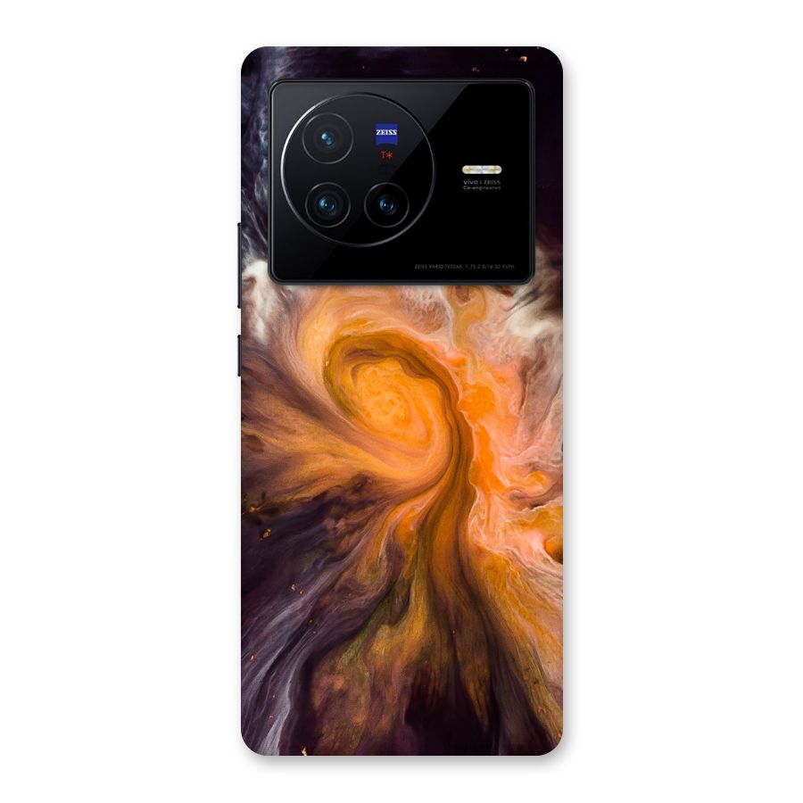 Orange Fusion Back Case for Vivo X80