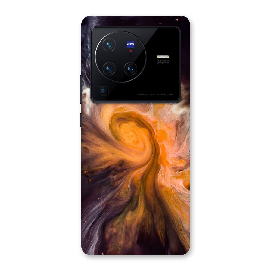 Orange Fusion Back Case for Vivo X80 Pro