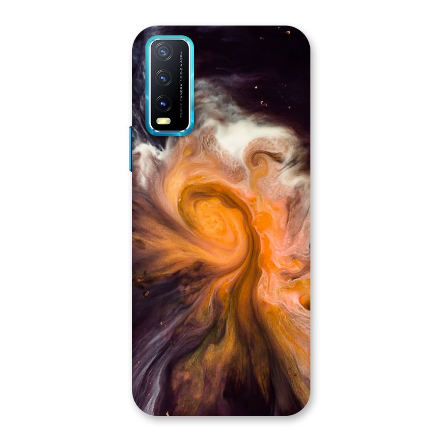 Orange Fusion Back Case for Vivo Y20