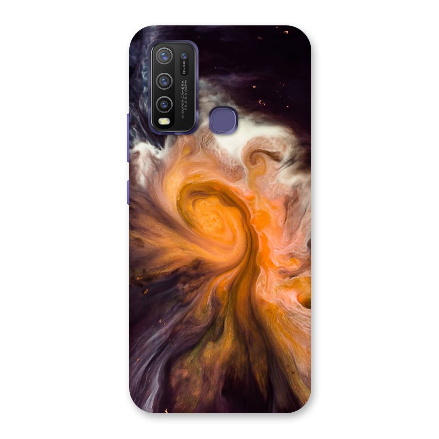 Orange Fusion Back Case for Vivo Y30