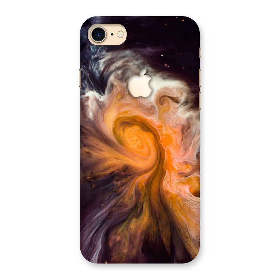 Orange Fusion Back Case for iPhone 7 Apple Cut