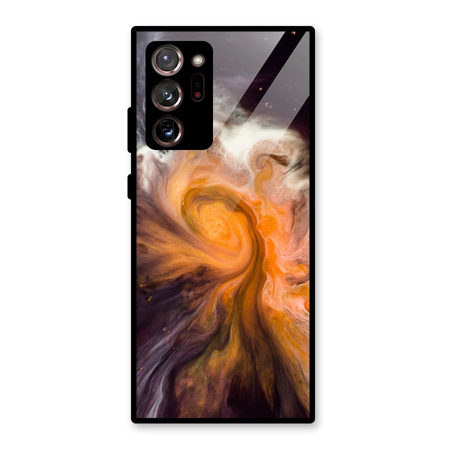 Orange Fusion Glass Back Case for Galaxy Note 20 Ultra