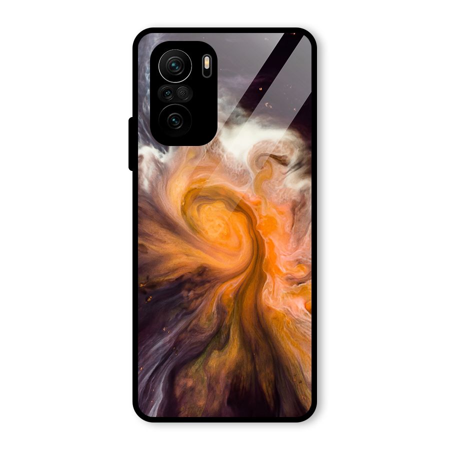 Orange Fusion Glass Back Case for Mi 11x