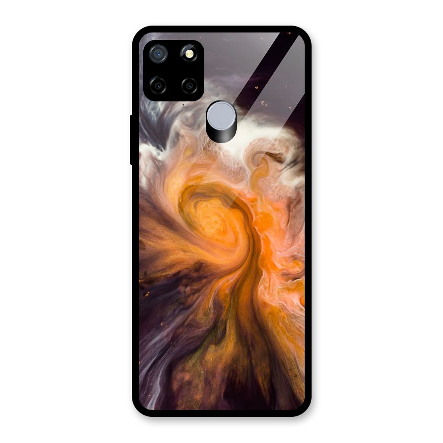 Orange Fusion Glass Back Case for Realme Narzo 20