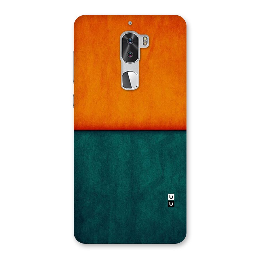 Orange Green Shade Back Case for Coolpad Cool 1
