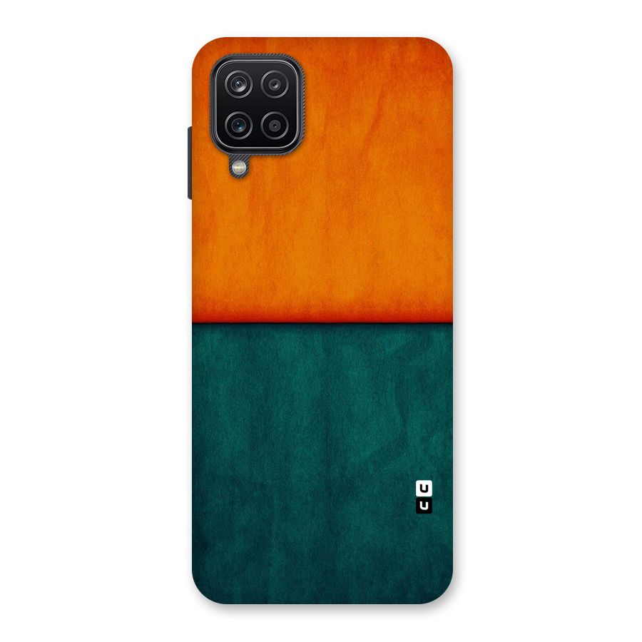 Orange Green Shade Back Case for Galaxy A12