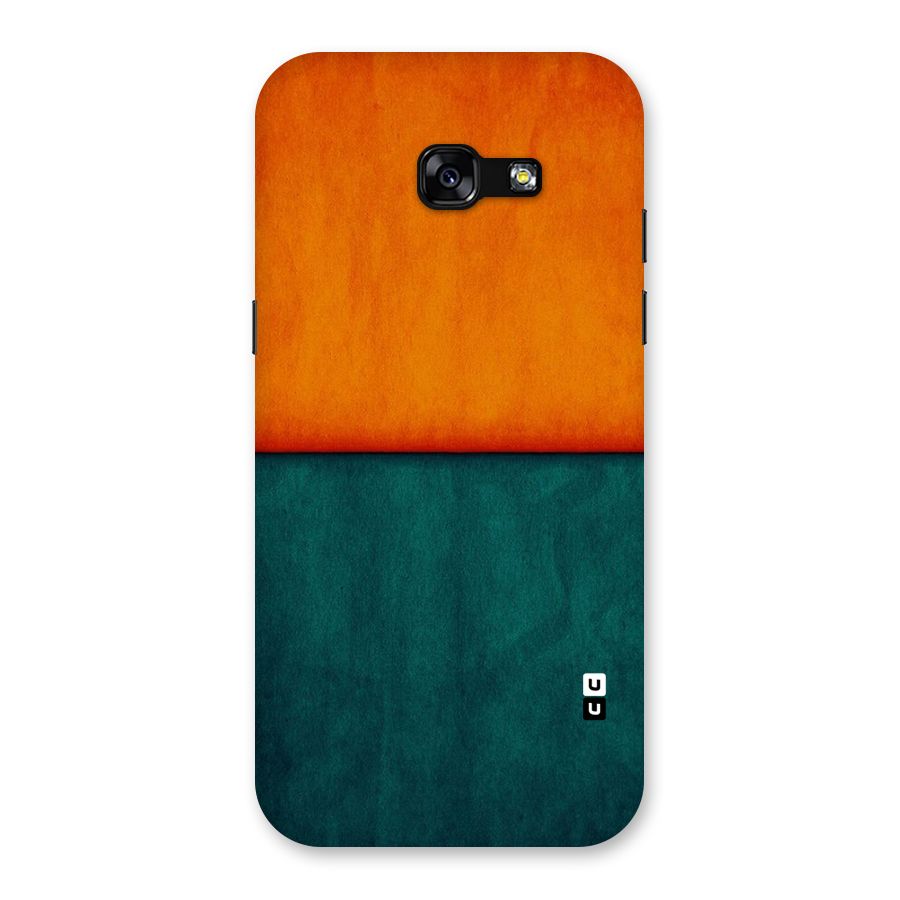 Orange Green Shade Back Case for Galaxy A5 2017
