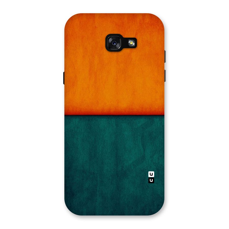Orange Green Shade Back Case for Galaxy A7 (2017)