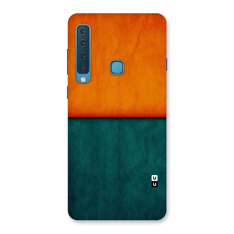 Orange Green Shade Back Case for Galaxy A9 (2018)