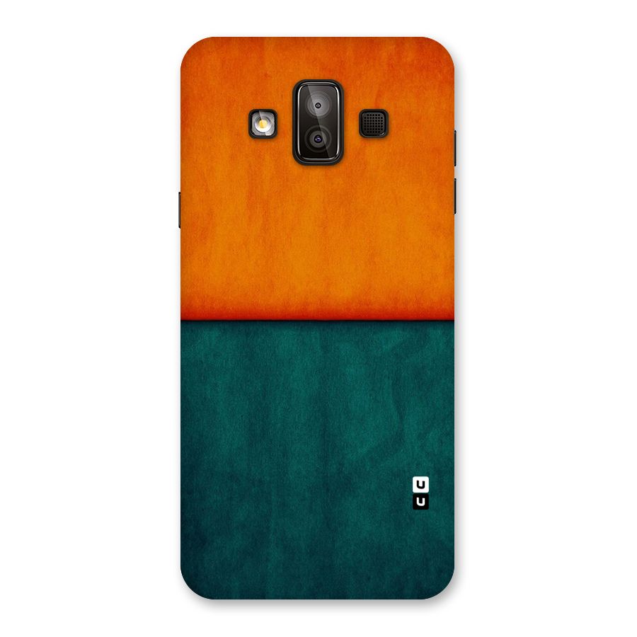 Orange Green Shade Back Case for Galaxy J7 Duo
