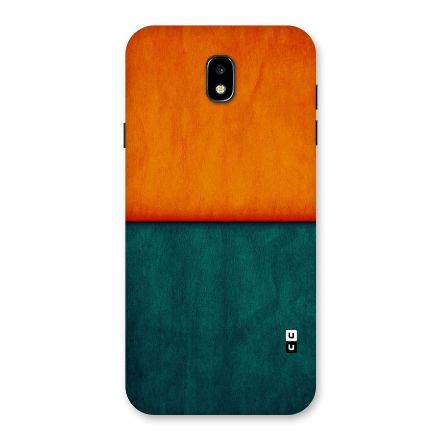 Orange Green Shade Back Case for Galaxy J7 Pro