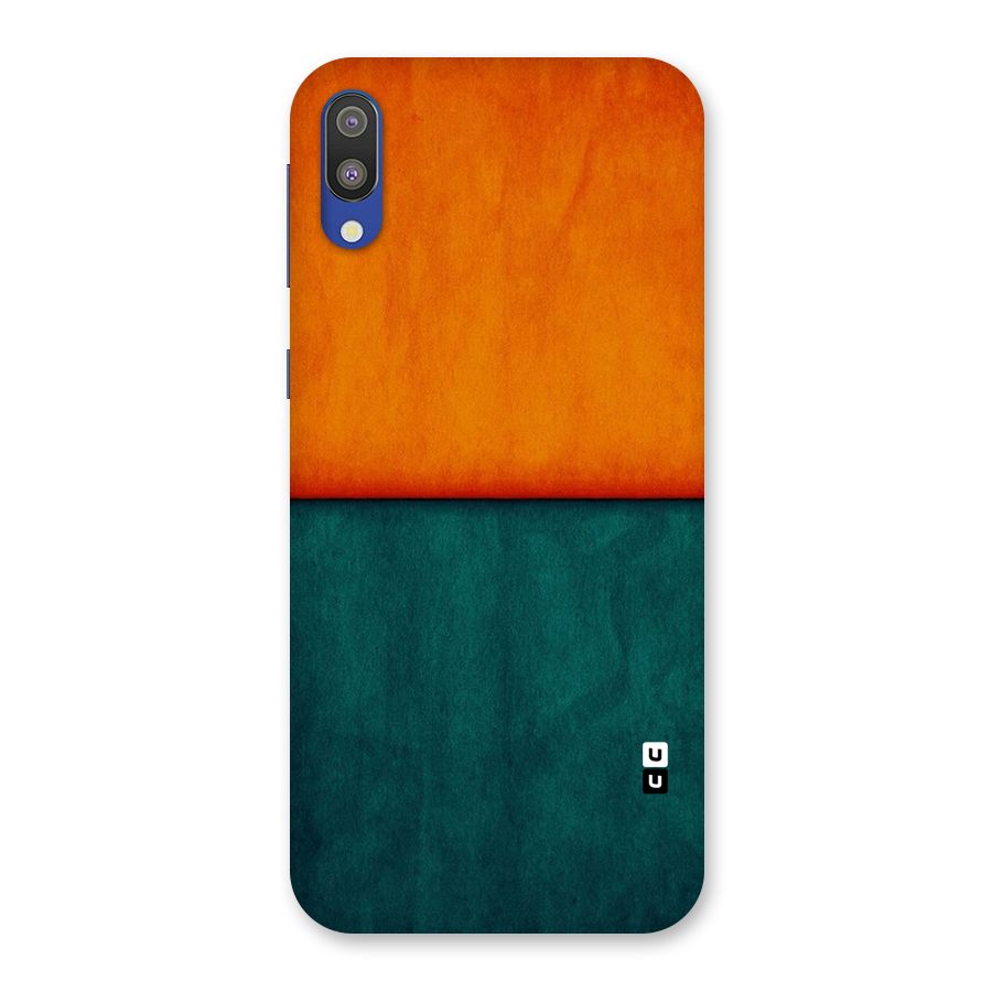 Orange Green Shade Back Case for Galaxy M10