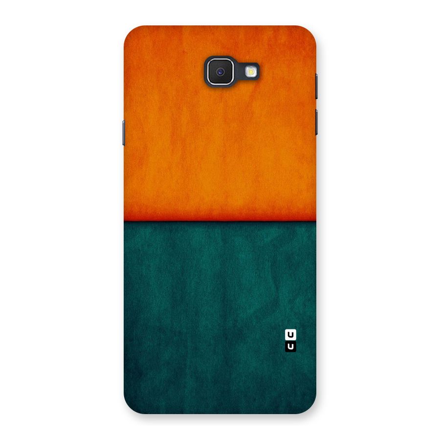 Orange Green Shade Back Case for Galaxy On7 2016