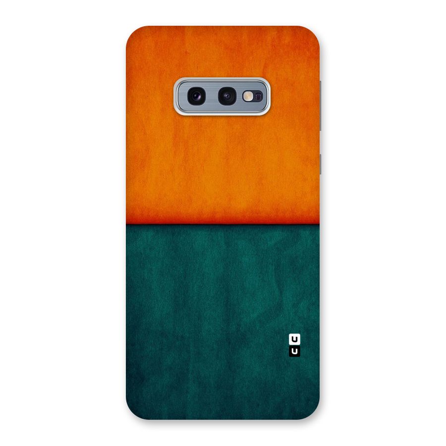 Orange Green Shade Back Case for Galaxy S10e