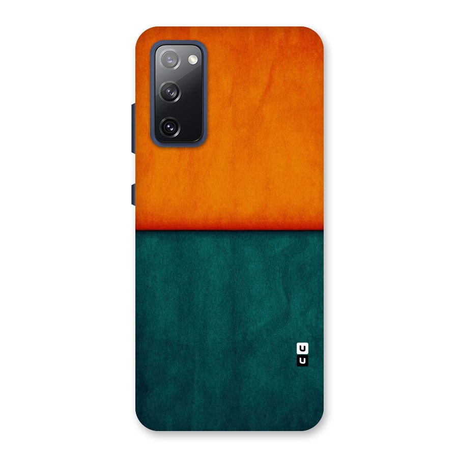 Orange Green Shade Back Case for Galaxy S20 FE