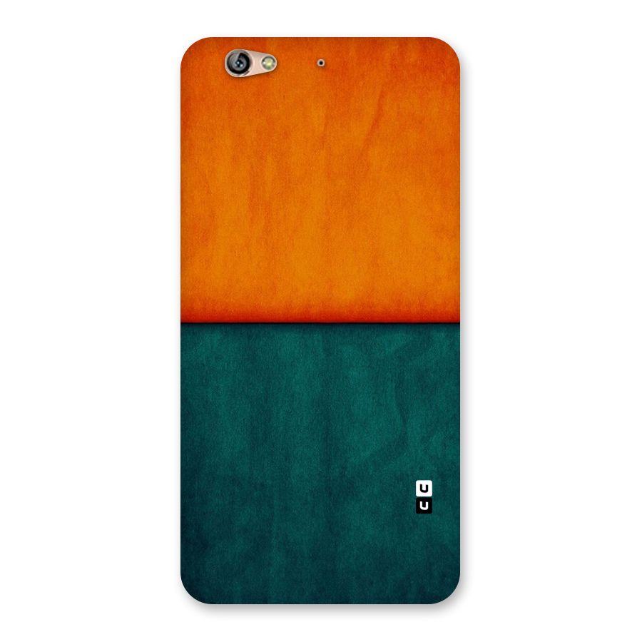 Orange Green Shade Back Case for Gionee S6