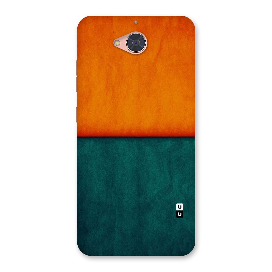 Orange Green Shade Back Case for Gionee S6 Pro