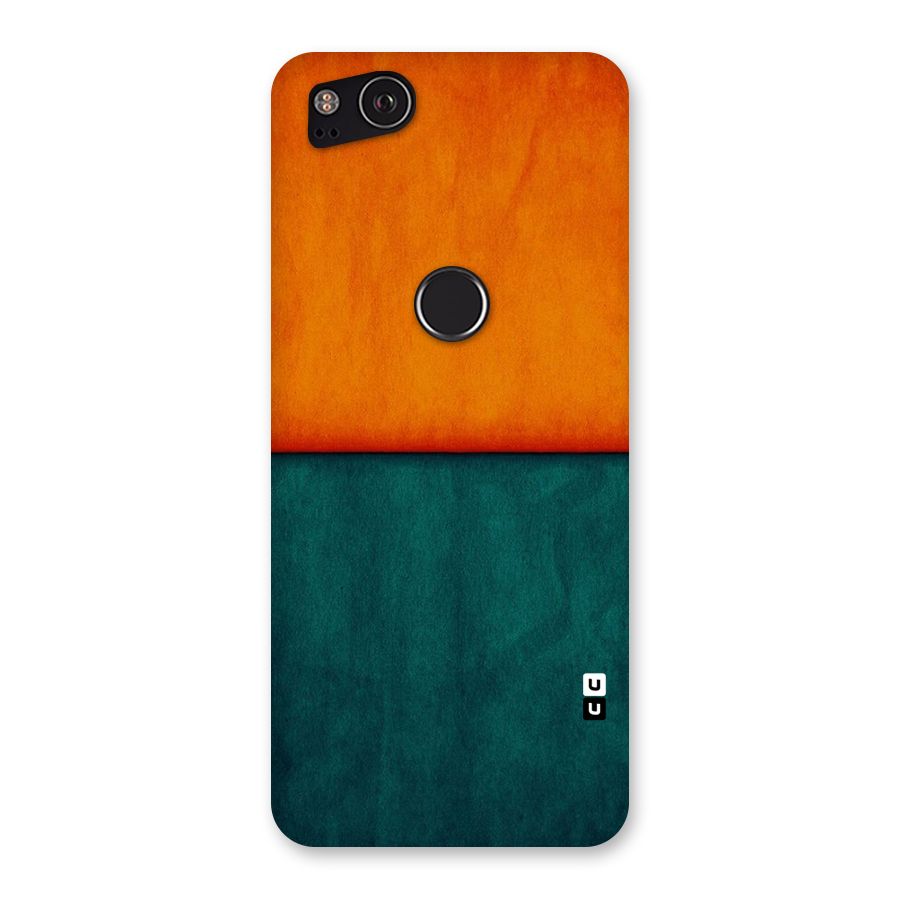 Orange Green Shade Back Case for Google Pixel 2