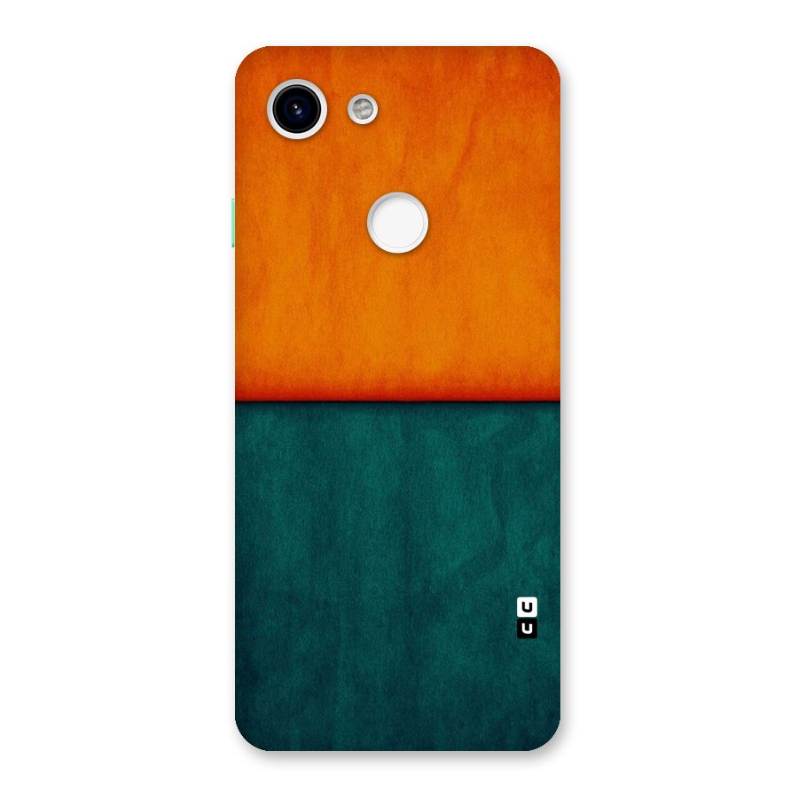 Orange Green Shade Back Case for Google Pixel 3