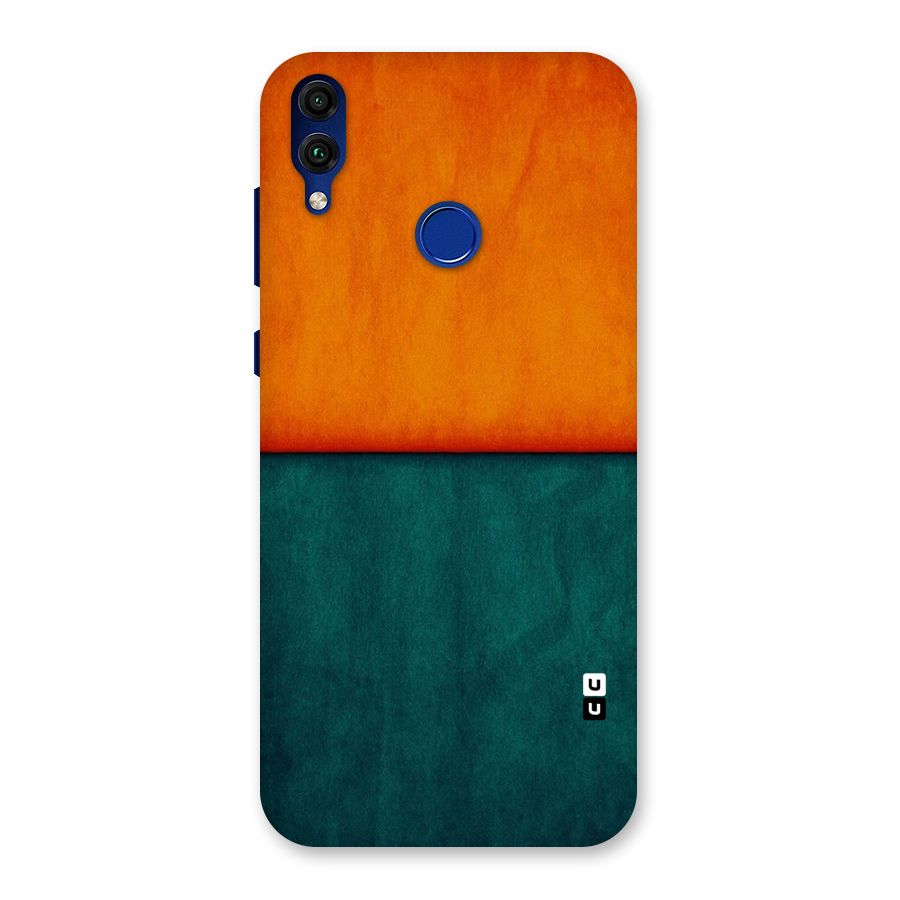 Orange Green Shade Back Case for Honor 8C