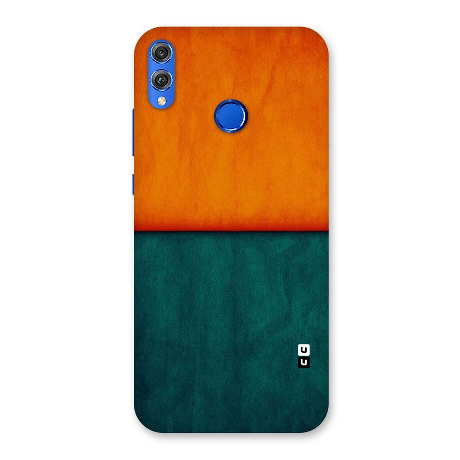 Orange Green Shade Back Case for Honor 8X