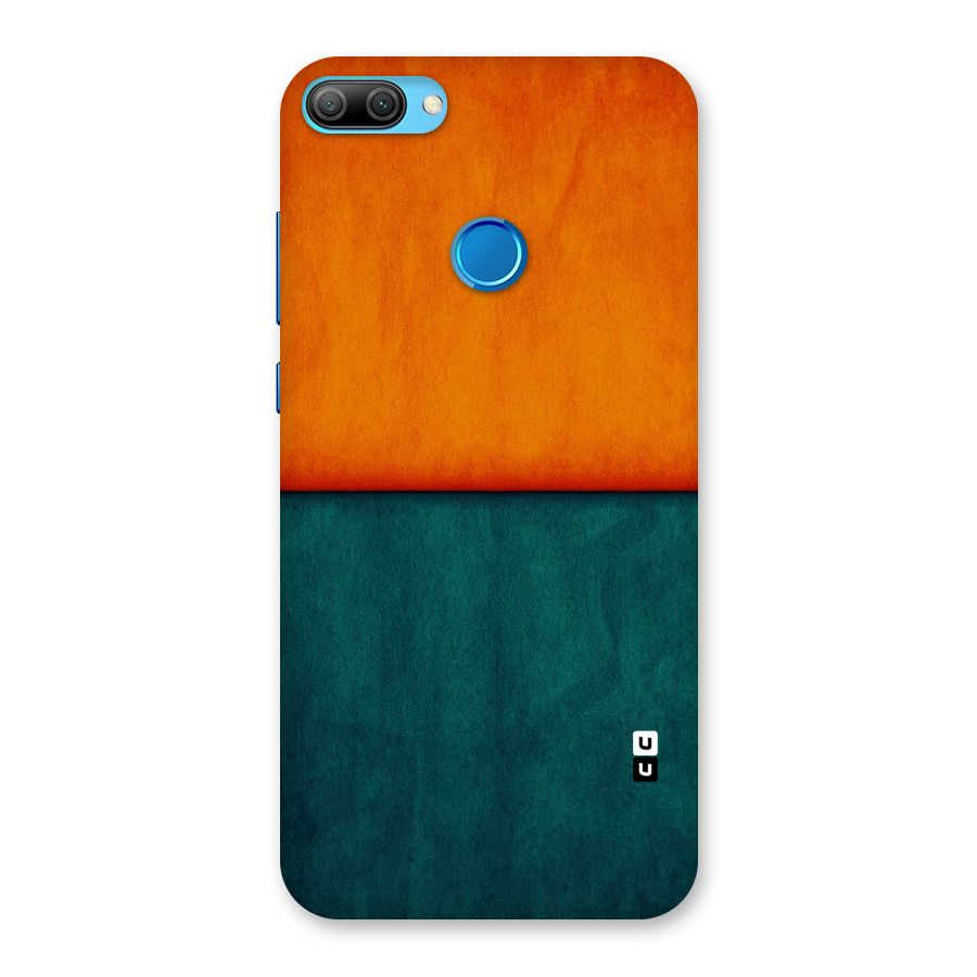Orange Green Shade Back Case for Honor 9N
