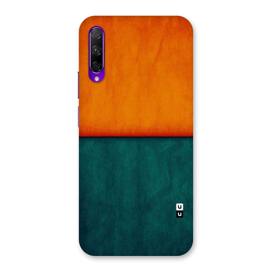 Orange Green Shade Back Case for Honor 9X Pro