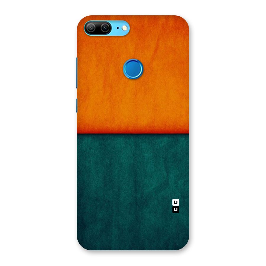 Orange Green Shade Back Case for Honor 9 Lite