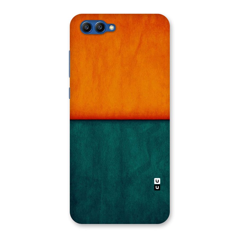 Orange Green Shade Back Case for Honor View 10