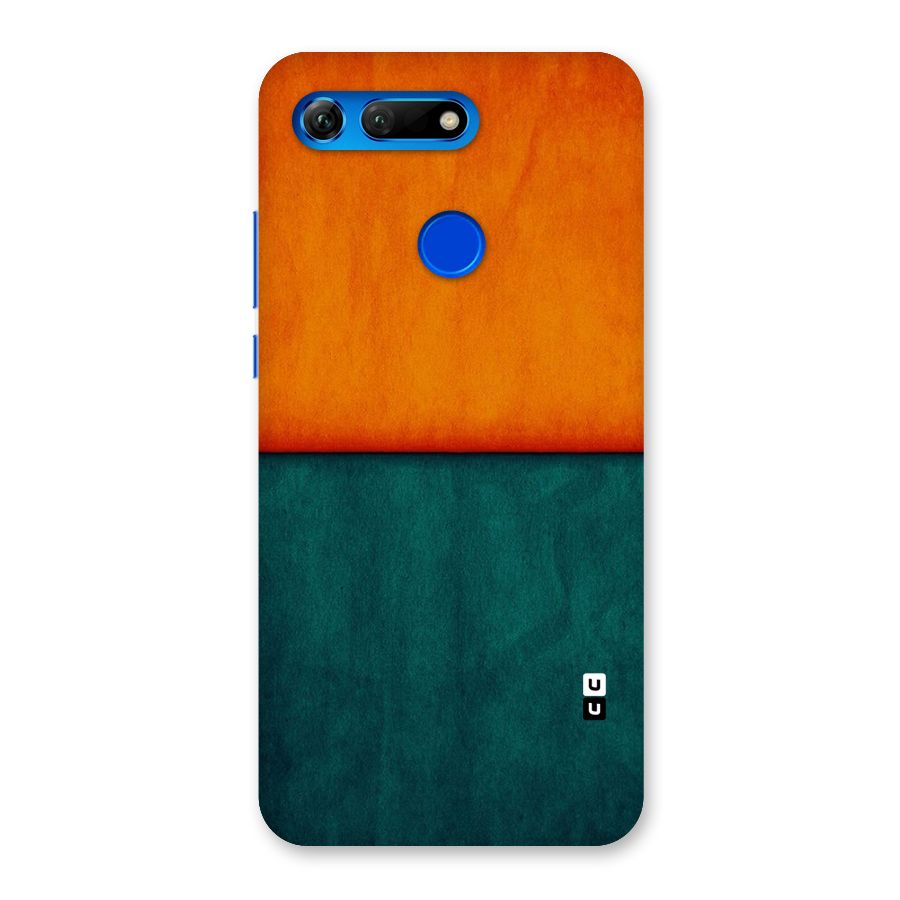Orange Green Shade Back Case for Honor View 20