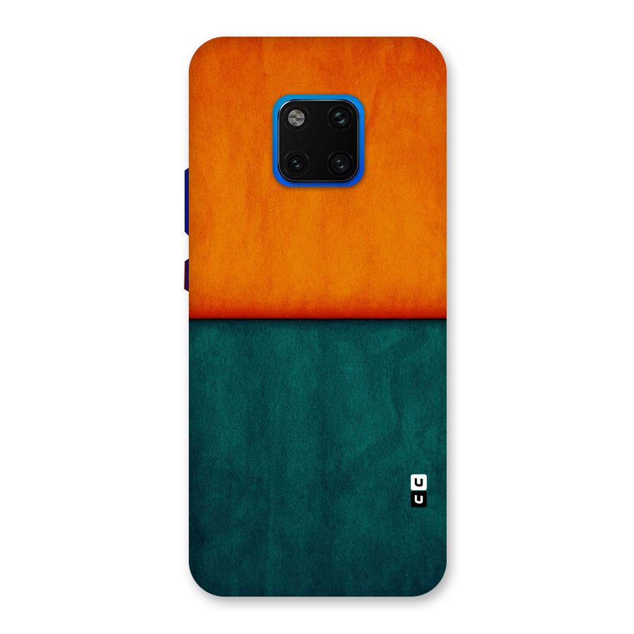 Orange Green Shade Back Case for Huawei Mate 20 Pro