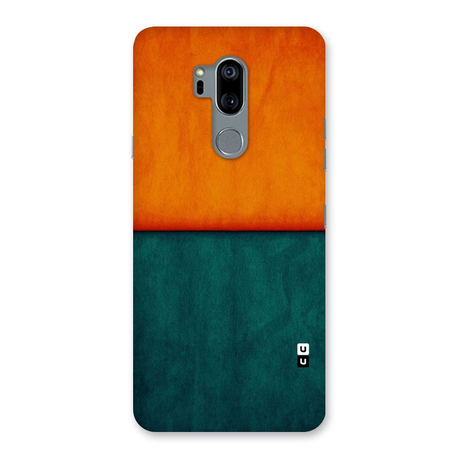 Orange Green Shade Back Case for LG G7
