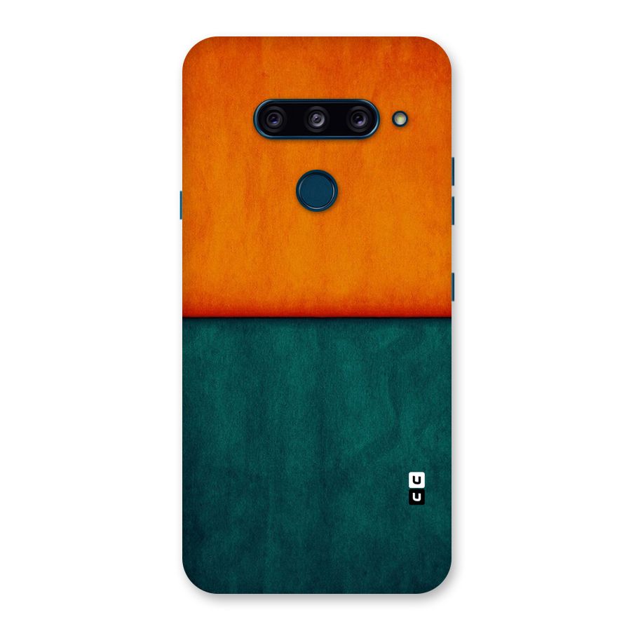 Orange Green Shade Back Case for LG  V40 ThinQ