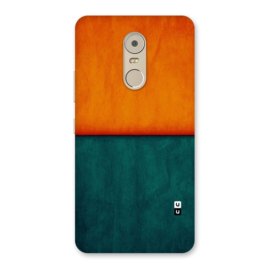 Orange Green Shade Back Case for Lenovo K6 Note