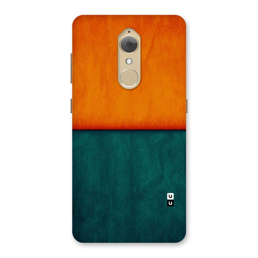Orange Green Shade Back Case for Lenovo K8