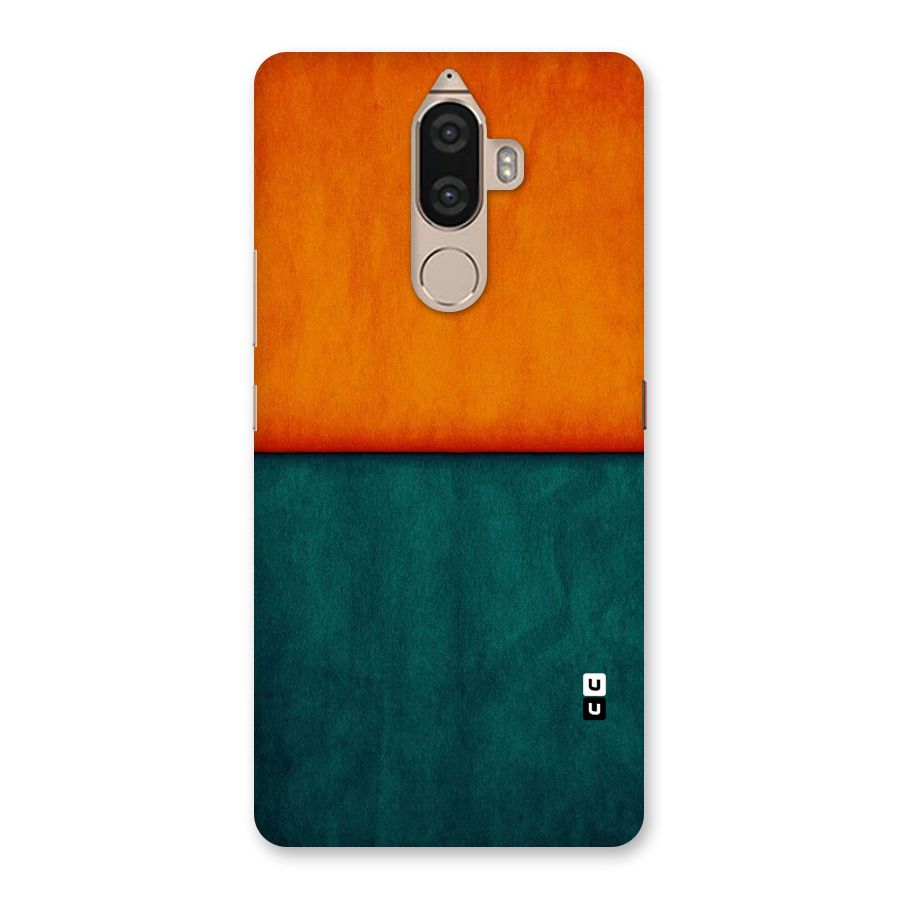 Orange Green Shade Back Case for Lenovo K8 Note