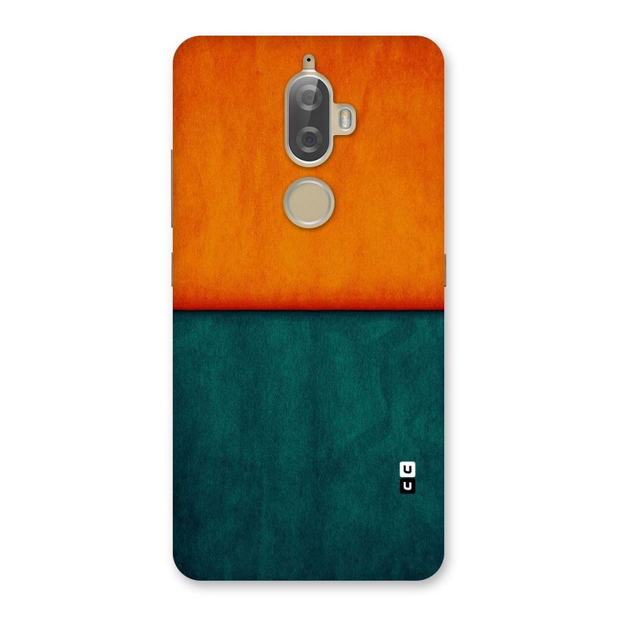 Orange Green Shade Back Case for Lenovo K8 Plus