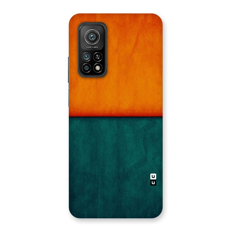 Orange Green Shade Back Case for Mi 10T 5G