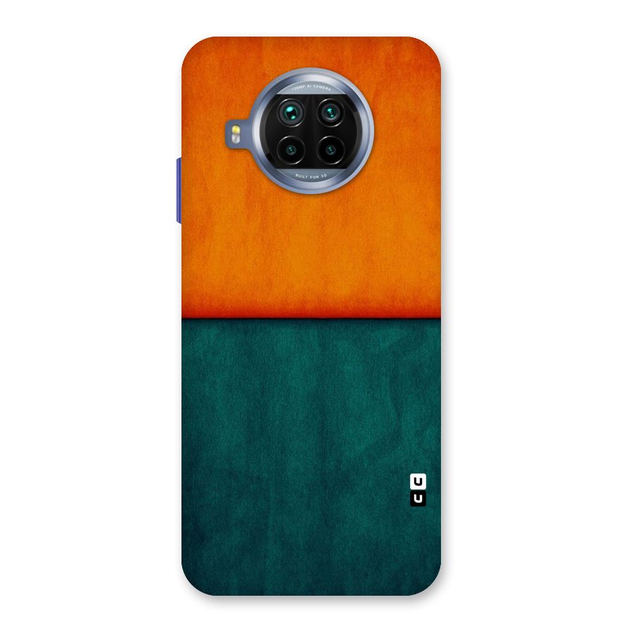 Orange Green Shade Back Case for Mi 10i