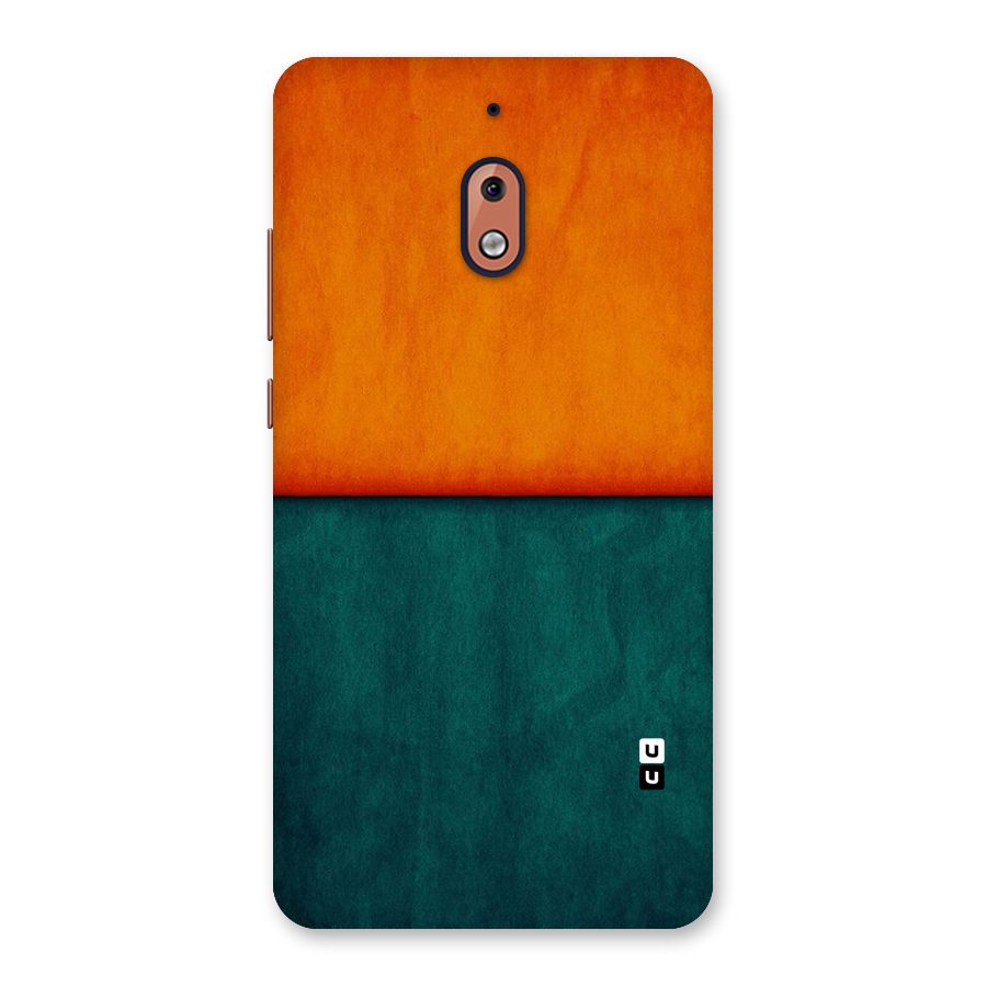 Orange Green Shade Back Case for Nokia 2.1