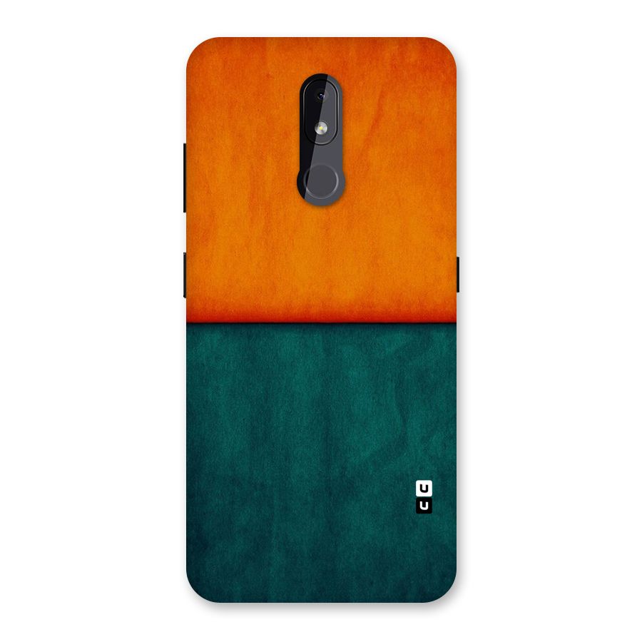 Orange Green Shade Back Case for Nokia 3.2