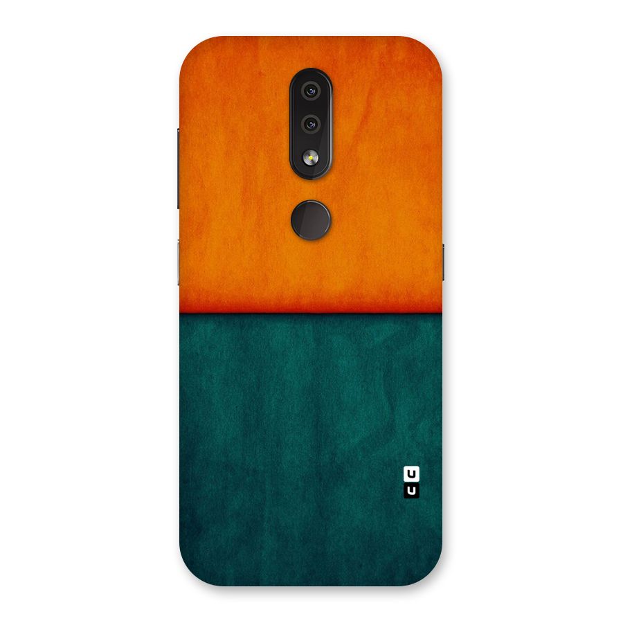 Orange Green Shade Back Case for Nokia 4.2