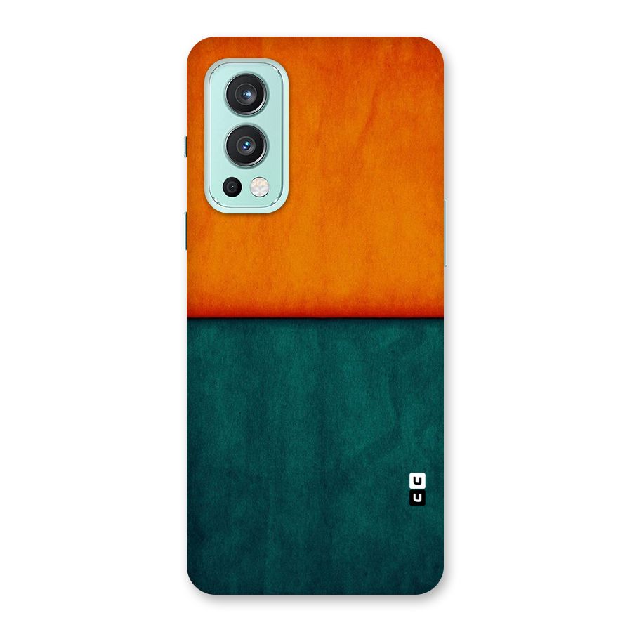 Orange Green Shade Back Case for OnePlus Nord 2 5G