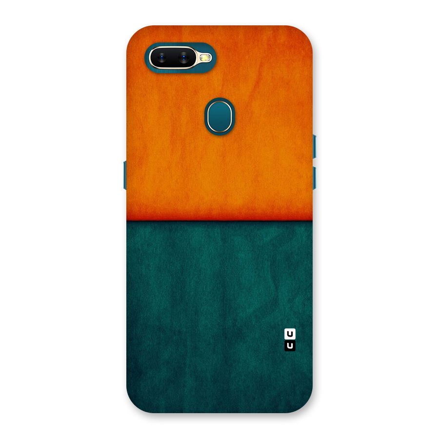 Orange Green Shade Back Case for Oppo A11k