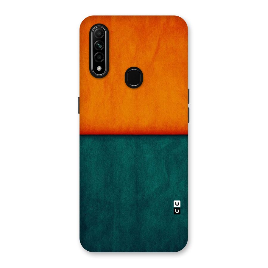 Orange Green Shade Back Case for Oppo A31