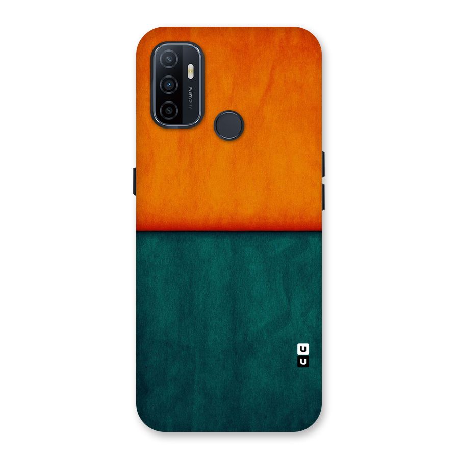 Orange Green Shade Back Case for Oppo A32