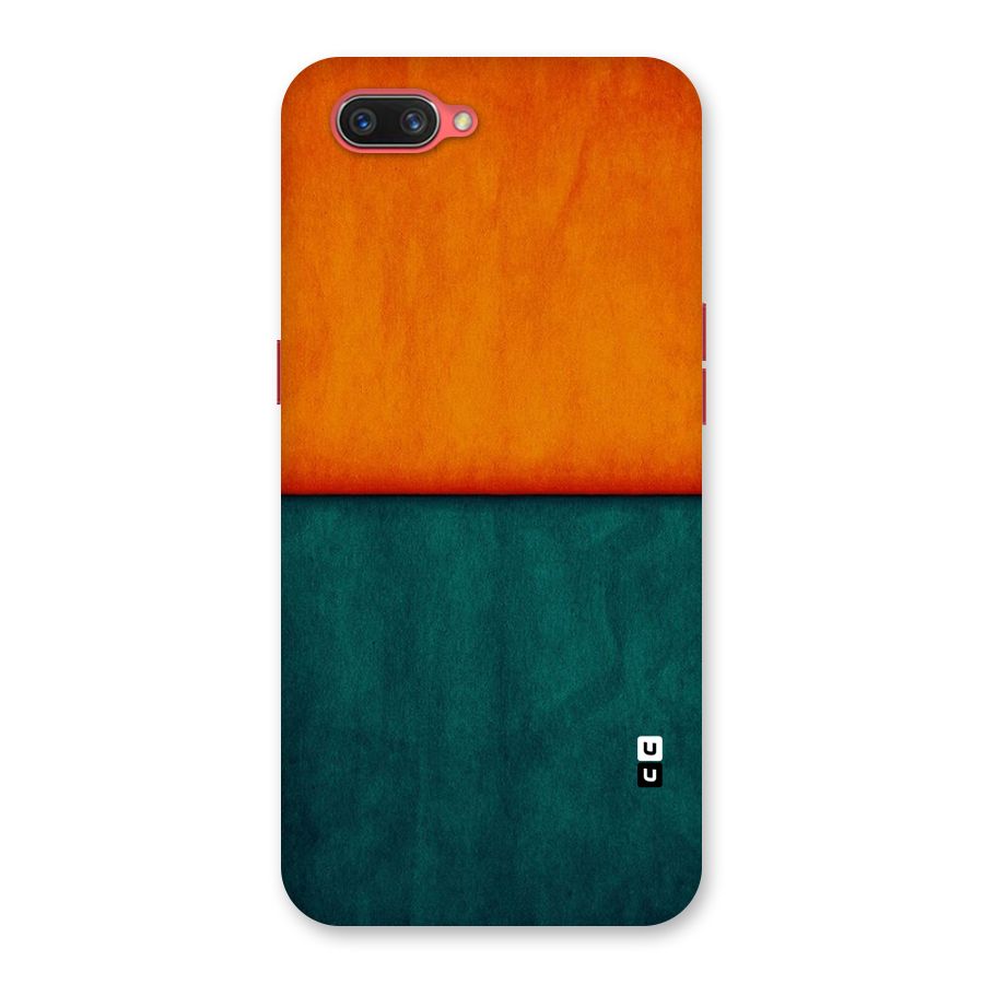 Orange Green Shade Back Case for Oppo A3s