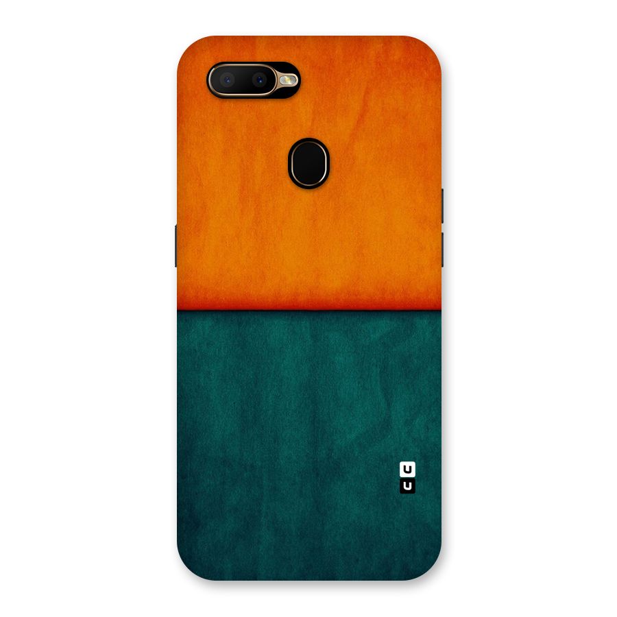 Orange Green Shade Back Case for Oppo A5s